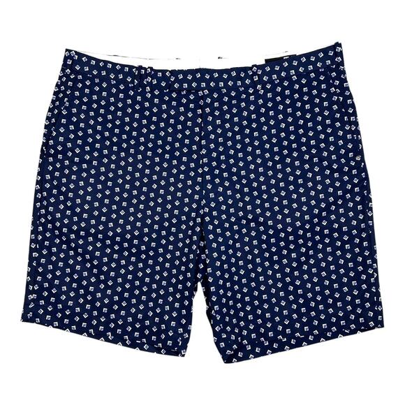 Ralph Lauren RLX Shorts Mens 44Golf Stretch Performance Geo Print Polyester - Picture 1 of 8